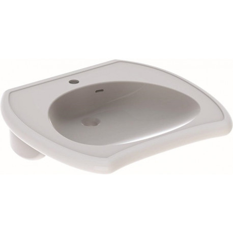 Lavabo Geberit VITALIS 650x600mm accessibleavec trou pour robinetavec trop plein we