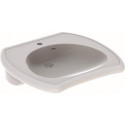 Lavabo Geberit VITALIS 650x600mm accessibleavec trou pour robinetavec trop plein we