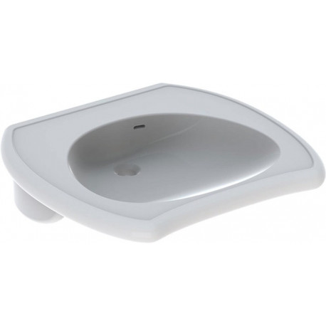 Lavabo Geberit VITALIS 650x600mmavec trop plein blanc KT