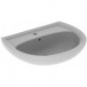 Lavabo Geberit RENOVA 650x510mm avec trou pour robinet avec trop-plein pergamon