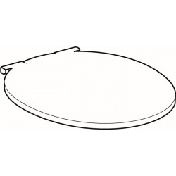 Abattant WC CASSINI avec couvercle, amovible, blanc GEBERIT