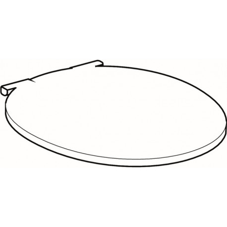 Abattant WC CASSINI avec couvercle, amovible, blanc GEBERIT