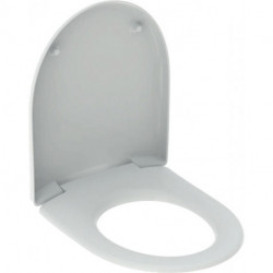 Abattant WC Geberit Renova, antibactérien, fermeture standard, fixation par le bas, Blanc