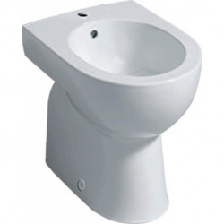 Bidet au sol Geberit RENOVA f mitigeur monotrou blanc