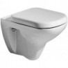 Abattant WC RENOVA PLAN charnières inox blanc GEBERIT