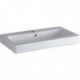 Lavabo Geberit iCon, 75x48.5cm, trou de robinetterie au centre, Blanc