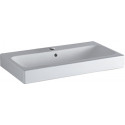 Lavabo Geberit iCon, 75x48.5cm, trou de robinetterie au centre, Blanc