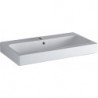 Lavabo Geberit iCon, 75x48.5cm, trou de robinetterie au centre, Blanc