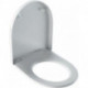 Abattant WC iCon avec couvercle Charnières : métal, blanc GEBERIT