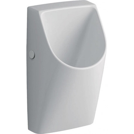 Urinoir sans eau Geberit Renova Plan, sortie encastrée: T:30cm, Sortie:Encastrée, Blanc