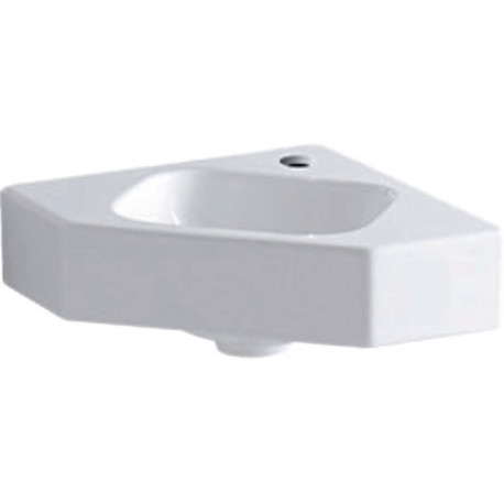 Lave-mains d'angle iCon pied longueur 330 mm blanc GEBERIT KT