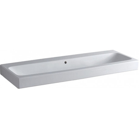 Lavabo Geberit iCon 1200x485mm sans trou de robinetterie blanc KT