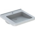 Lavabo Geberit RENOVA COMFORT SQUARE 550x525mm sans trop plein blanc KT