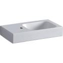 Lavabo Geberit iCon 530x310mm blanc Espace de stockage gauche KT
