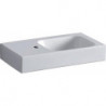 Lavabo Geberit iCon 530x310mm blanc Espace de stockage gauche KT