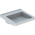 Lavabo Geberit RENOVA COMFORT SQUARE 550x525mm unterfahrbar blanc KT