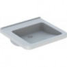 Lavabo Geberit RENOVA COMFORT SQUARE 550x525mm unterfahrbar blanc KT