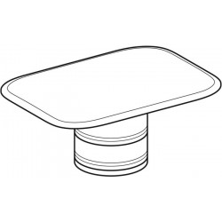 Bouchon de vidange pour lavabos myDay blanc / chrome