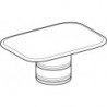 Bouchon de vidange pour lavabos myDay blanc / chrome