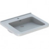 Lavabo Geberit RENOVA COMFORT SQUARE 600x550mm unterfahrbar blanc KT