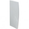Séparation d'urinoirs Geberit: L:40cm, B:10cm, H:70cm, Blanc