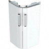 Angle HWB-meuble bas RENOVA COMPACT 300x605x300mm Ko blanc ma Fr blanc hgl