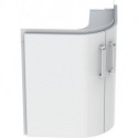 Angle HWB-meuble bas RENOVA COMPACT 482x605x482mm Ko blanc mat Fr blanc brillant