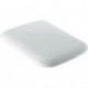 Abattant WC ICon Square avec fermeture amortie, attache rapide blanc GEBERIT