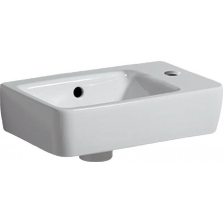 Lavabo RENOVA COMPACT 400x250mm avec trou pour robinet droite blanc KT