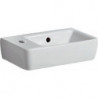 Lavabo RENOVA COMPACT 400x250mm avec trou pour robinet gauche blanc KT