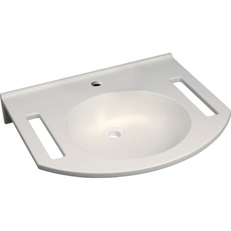 Lavabo Geberit PRIVO 600x550mmavec découpe we