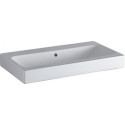 Lavabo Geberit iCon sans trou de robinetterie avec ÜL 750x485mm blanc KT