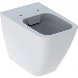 WC à fond creux Geberit iCon Square au ras du sol 6 l blanc