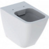 WC à fond creux Geberit iCon Square au ras du sol 6 l blanc