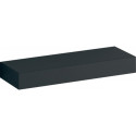 Etagère murale Geberit iCon: Largeur 37cm, Hauteur 5cm, Profondeur 16.5cm, Gris velouté / Laqué mat