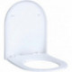 Abattant WC Slim ACANTO avec couvercle, enveloppant, antibactérien, blanc GEBERIT