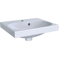 Lave-mains ACANTO 450x380mm avec trou pour robinetavec trop plein blanc m KeraTect