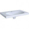 Lavabo Geberit ACANTO 750x480mm avec trou pour robinet m unsichtbaren ÜL blanc m KT