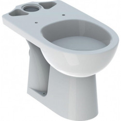 Combinaison lavabo à poser au sol RENOVA Nr.1 6 l sortie au sol horizontale wh