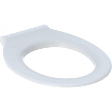 Lunette d’abattant Geberit Renova Comfort adaptée PMR, antibactérien, fixation par le dessous: Fermeture ralentie:Non, Fixation:Par le bas, Blanc