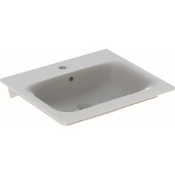Lavabo pour meuble RENOVA PLAN avec trou pour robinetavec trop plein 550x480mm blanc