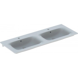 Meubles GE doubles RENOVA PLAN 1300x480mm avec trou pour robinetavec trop plein blanc KT