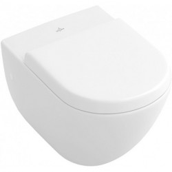 WC suspendu SUBWAY plat, 370 x 560 mm blanc VILLEROY & BOCH