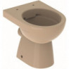 WC sur pied, système de lavage Renova, sortie horizontale, forme partiellement fermée, Rimfree GEBERIT