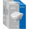 Pack WC suspendu Geberit Renova 54cm, abattant standard, Blanc