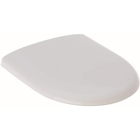 Abattant WC Geberit Renova, fermeture ralentie, déclipsable, fixation par le haut, Blanc