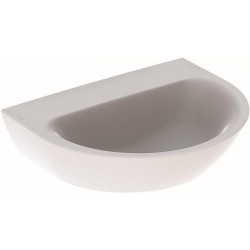 Lavabo Geberit RENOVA sans trou de robinetterie sans trop plein 600x480mm blanc