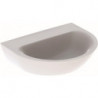 Lavabo Geberit RENOVA sans trou de robinetterie sans trop plein 600x480mm blanc