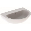 Lavabo Geberit RENOVA sans trou de robinetterieavec trop plein 650x500mm blanc