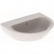 Lavabo Geberit RENOVA sans trou de robinetterieavec trop plein 600x480mm blanc